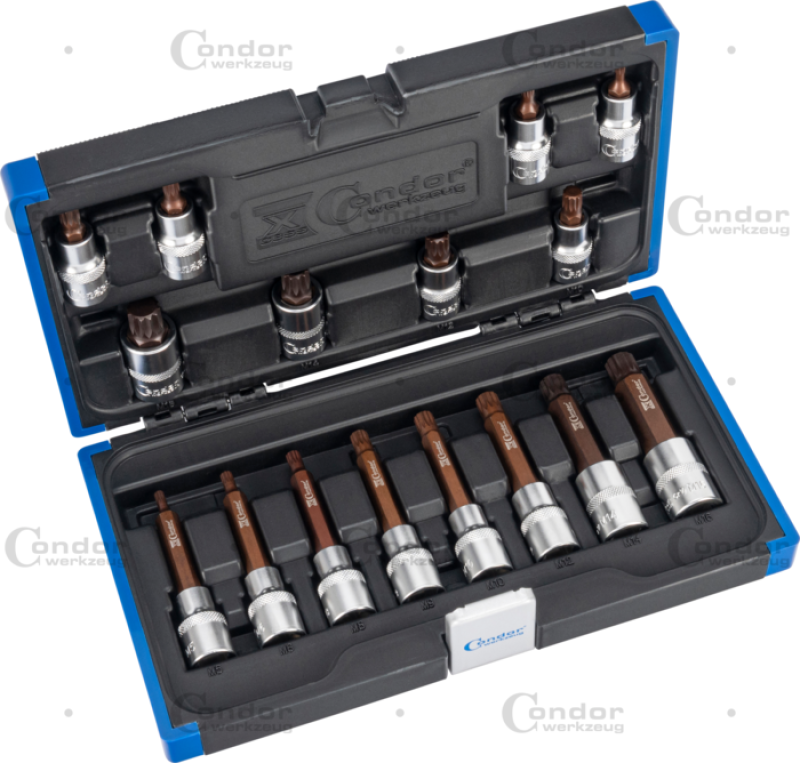 Vielzahn Bit-Stecknüsse S2 gehärtet 1/2" M5 - M16